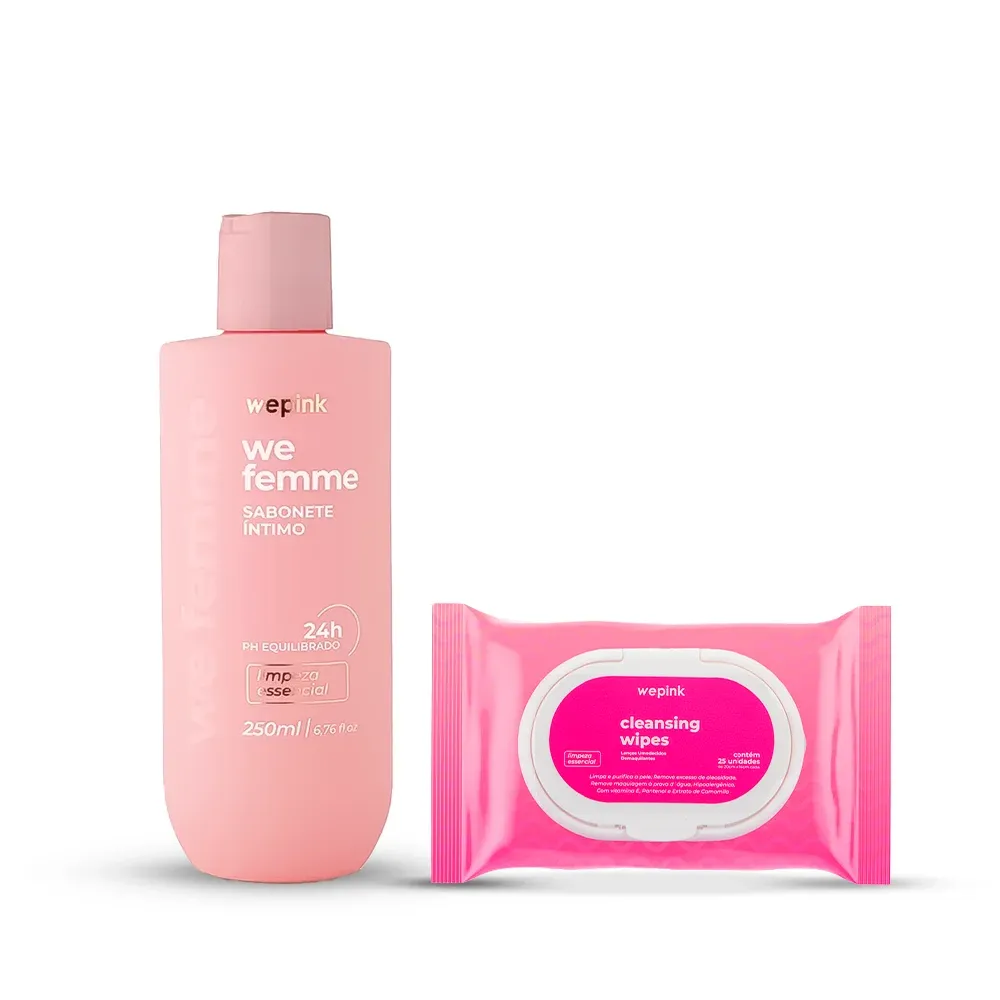 Kit We Femme + Lenço Demaquilante
